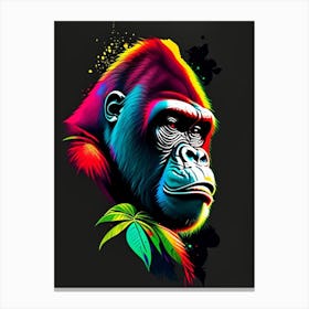 Cheeky Gorilla Gorillas Tattoo 1 Canvas Print