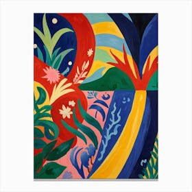 Tropical Flora Canvas Print