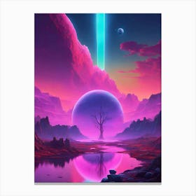Alien Landscape 3 Canvas Print