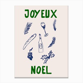 Joyeux Noel Canvas Print