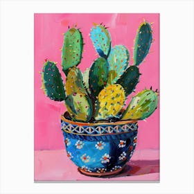 Colourful Cactus Canvas Print