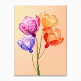 Dreamy Inflatable Flowers Orchid 2 Canvas Print