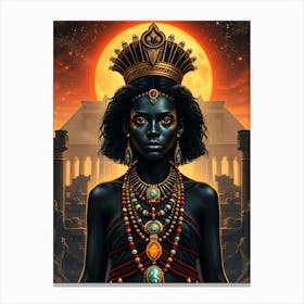 Egyptian Goddess Canvas Print