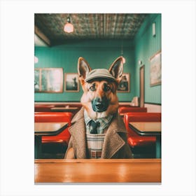 A German Shepherd Dog 1 Canvas Print