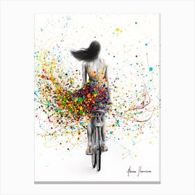 City Cycle Canvas Print