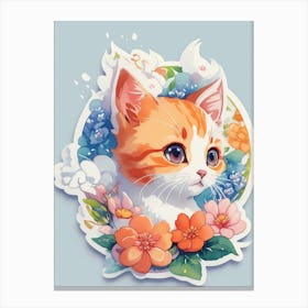 Smal cat Canvas Print