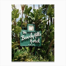 The Beverly Hills Hotel Canvas Print