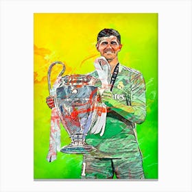 Thibaut Courtois Real Madrid Canvas Print