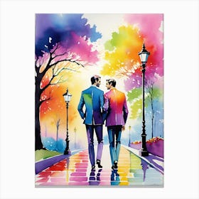 Rainbow Men 1 Canvas Print