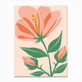 Pink Flower 3 Canvas Print