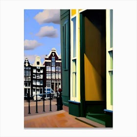 Amsterdam View Canvas Print