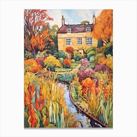 Autumn Gardens Painting Hidcote Manor Garden United Kingdom 2 Canvas Print