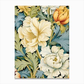 Wallpaper Floral Pattern 17 Canvas Print