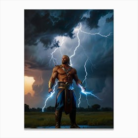 God Of Thunder Canvas Print