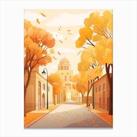 Riyadh In Autumn Fall Travel Art 2 Canvas Print