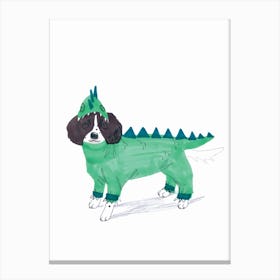 Dragon Dog Canvas Print