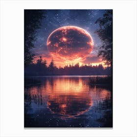 Planet In The Sky Canvas Print