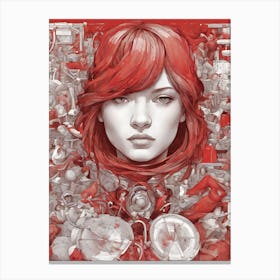 Red Haired Girl Canvas Print