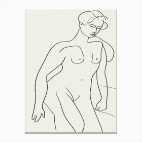 Nude Drawing 1 Canvas Print