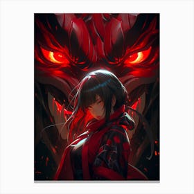 Anime Demon Canvas Print