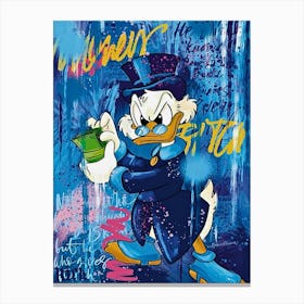 Donald Duck 1 Canvas Print
