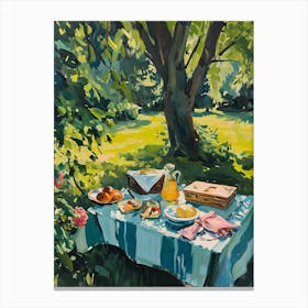 Picnic In The Garden - expressionism 5 Canvas Print