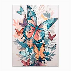 Butterfly Painting Canvas Print