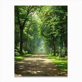 Path In The Forest Canvas Print