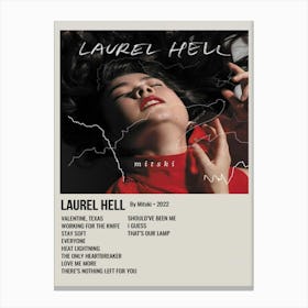 Laurel Hell By Mitski 2022 Poster 1 Canvas Print