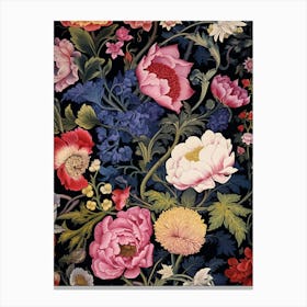 Floral Wallpaper 12 Canvas Print