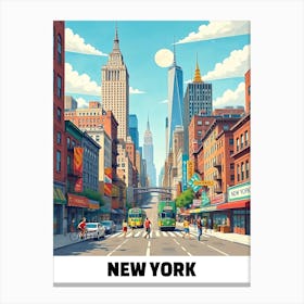 New York City 9 Canvas Print