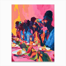 Dinner Party 1 Canvas Print