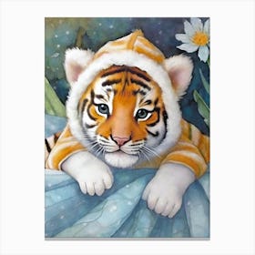 Sweet Tiger Cub Canvas Print
