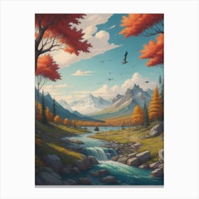 Autumn Landscape Canvas Print