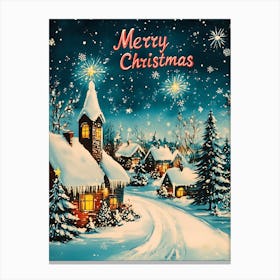 Merry Christmas 14 Canvas Print