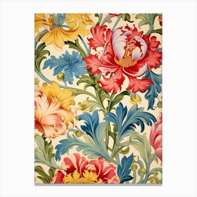 Floral Wallpaper 8 Canvas Print