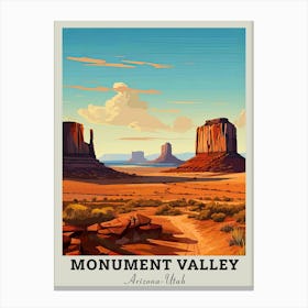 Monument Valley Arizona Travel Canvas Print