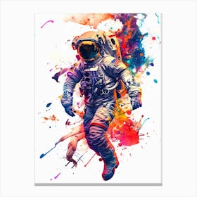 Astronaut Painting Canvas Print