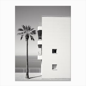 Alicante, Spain, Black And White Photography 4 Canvas Print