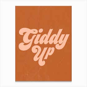 Giddy Up! Canvas Print