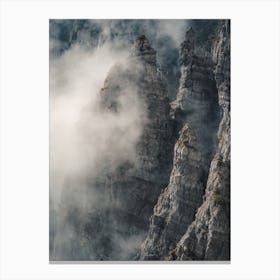 Steep Rocky Cliffs Canvas Print