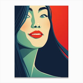 Portrait Of A Woman 464 Canvas Print