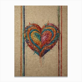 Heart Of Love 25 Canvas Print