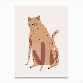 Plump Leopard Canvas Print