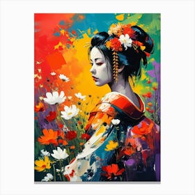 Geisha 14 Canvas Print