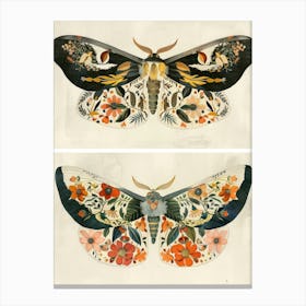 Butterfly Symphony William Morris Style 6 Canvas Print