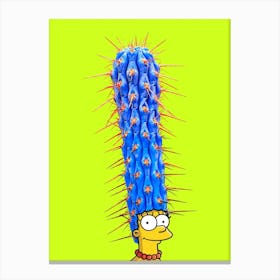 Marge With Dry Hair Canvas Print