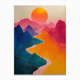 'Sunrise' 55 Canvas Print