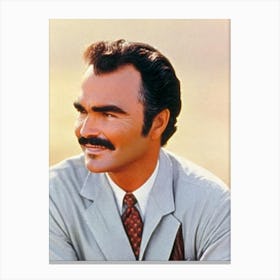 Burt Reynolds Retro Collage Movies Canvas Print