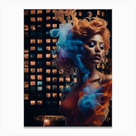 Lady Flame 6 Canvas Print